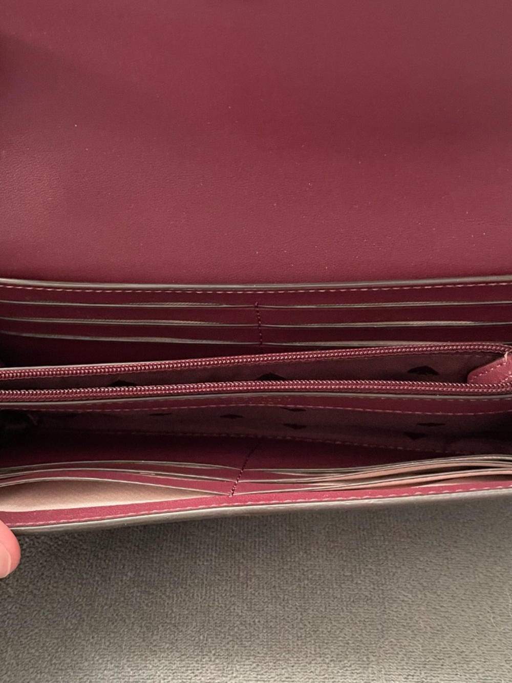 Magenta Kate Spade Clutch Wallet - Picture 3 of 3